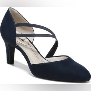 LifeStride Grace Women’s Navy Pumps with Almond Toe Size 11, BNIB